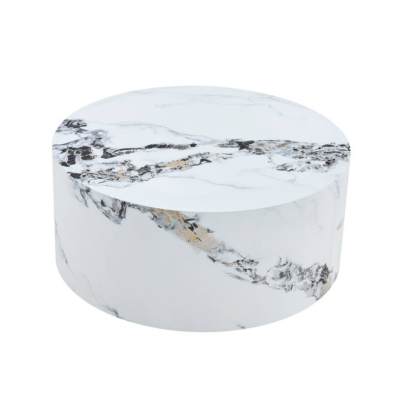 Small round dining table with anti-slip feet for dining or office use