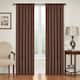 Eclipse Kendall Blackout Window Curtain Panel - 84 Inches - Chocolate