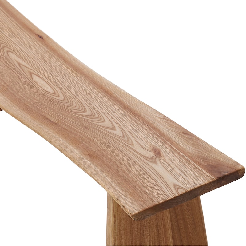 Rustic Solid Wood Entryway Bench, Dining Bench - 47.5"