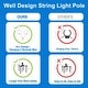 preview thumbnail 9 of 14, 2 Pack 9ft String Light Pole with Upgrade Hooks - N/A