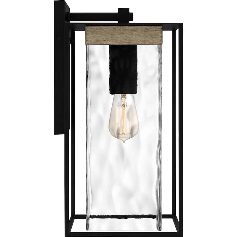 Bellevue QZWS33152 Corone 17" Tall Wall Sconce with Hammered Glass