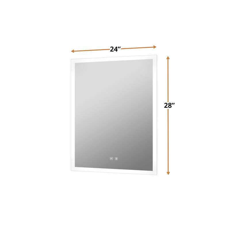 Aurorium LED Bathroom Vanity Mirror - N/A