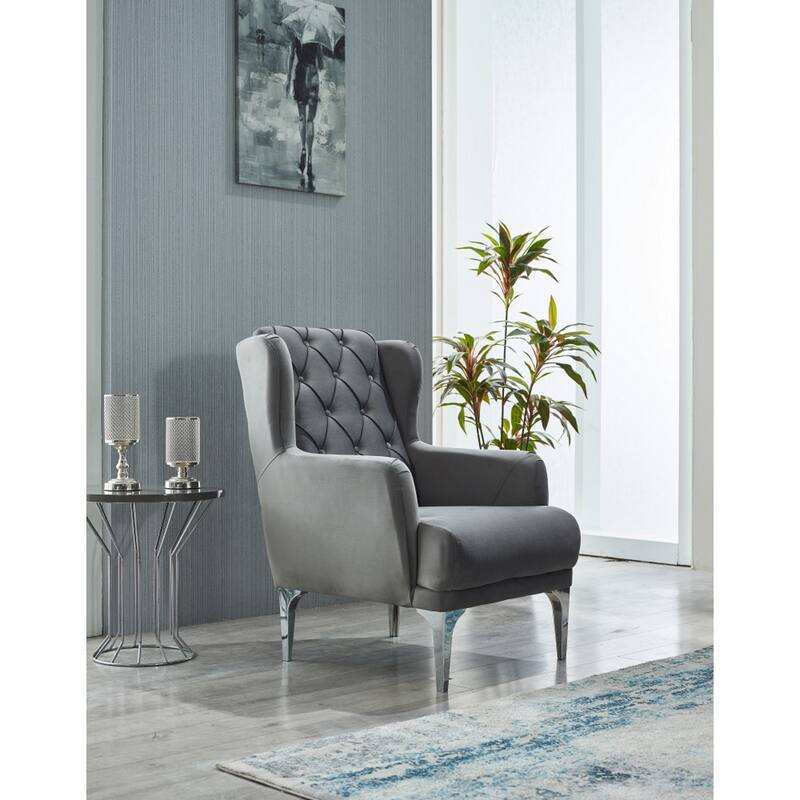 Bahreyn 4-Pieces Comfortable Sleeper Modern Two Sofa Two Chair Living Room Set
