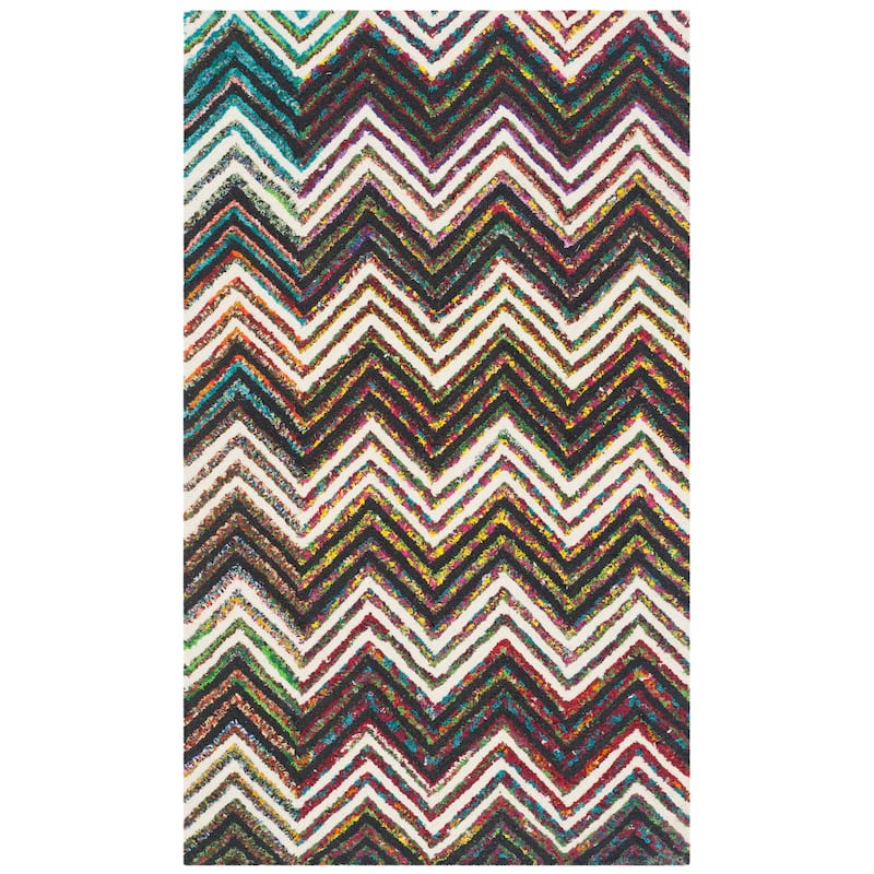 SAFAVIEH Handmade Nantucket Ynes Contemporary Cotton Rug