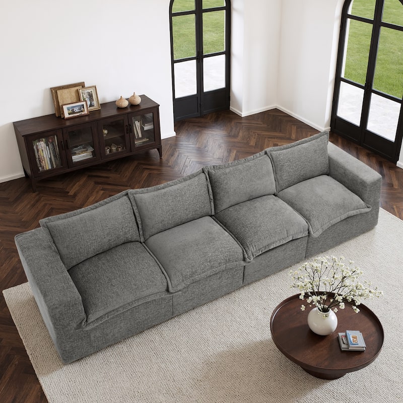 Comfy Cloud Couch Plush Modular Sectional Sofa For Living Room