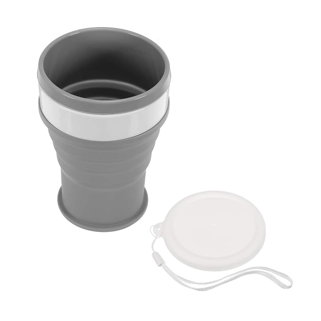 Collapsible Water Bottle, 350mL Travel Folding Cup for Camping