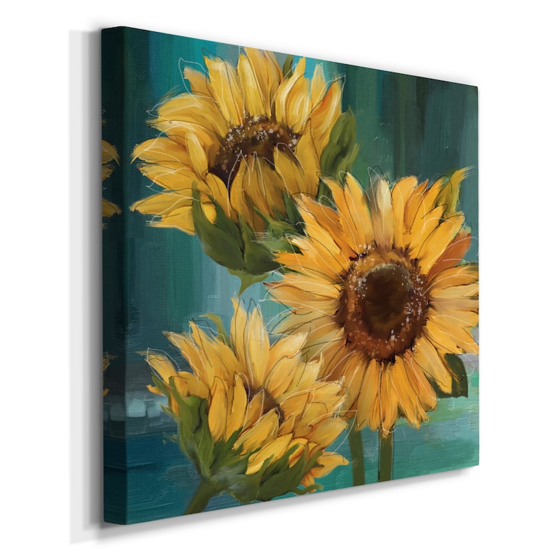 Sunflower I-Premium Gallery Wrapped Canvas - Ready to Hang
