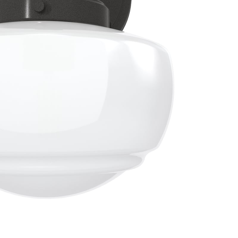 Hunter Saddle Creek 1-Light Wall Sconce - Modern Schoolhouse, Transitional - Damp Rated!