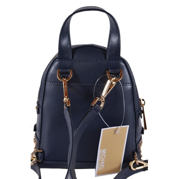 michael kors black mini backpack