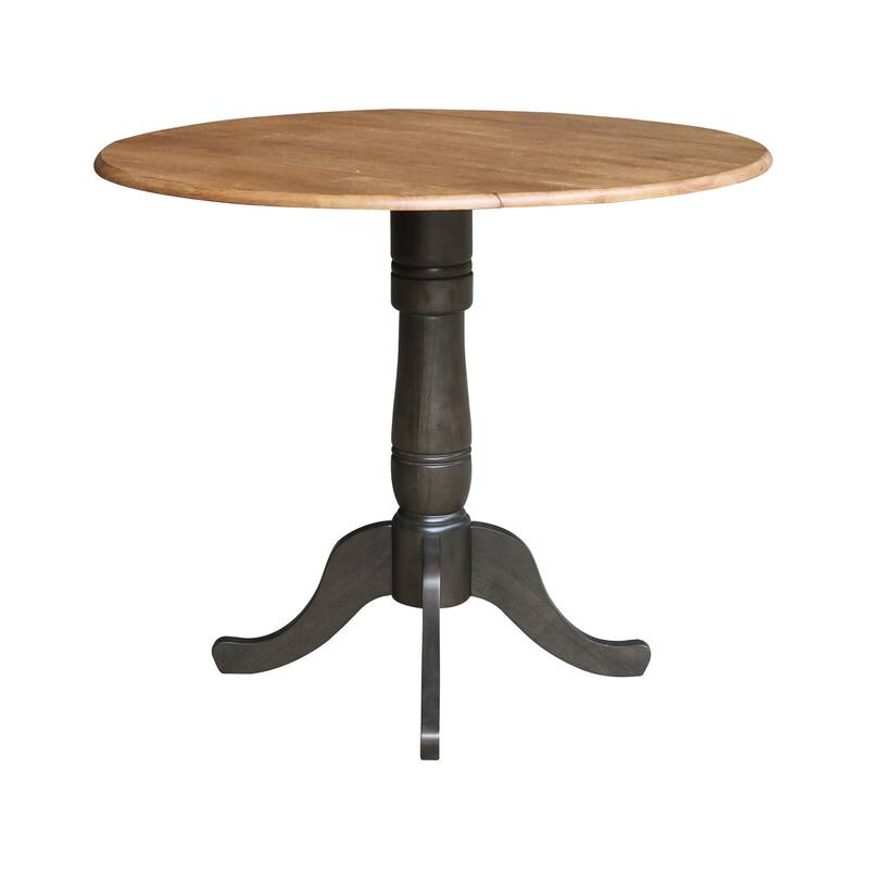 42 in. Round Dual Drop Leaf Dining Table
