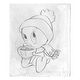 preview thumbnail 16 of 63, Warner Brothers Looney Tunes Christmas Silk Touch Throw Blanket