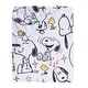 preview thumbnail 4 of 3, Bedtime Originals Snoopy Love Infant Baby/Toddler Fitted Crib Sheet