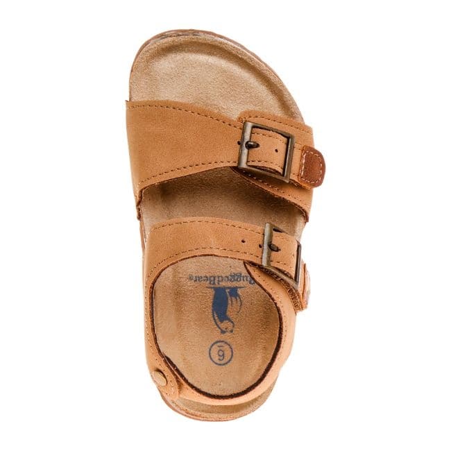 Rugged Bear Buckle Boys footbed sandals