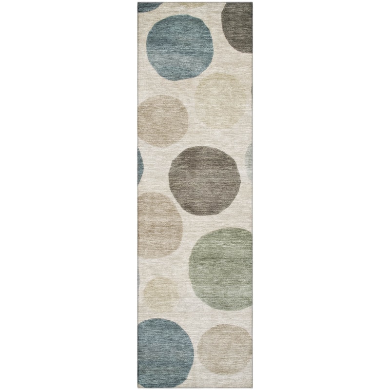 Premium Washable Super Soft Modern Bubbles Mayfield Rug