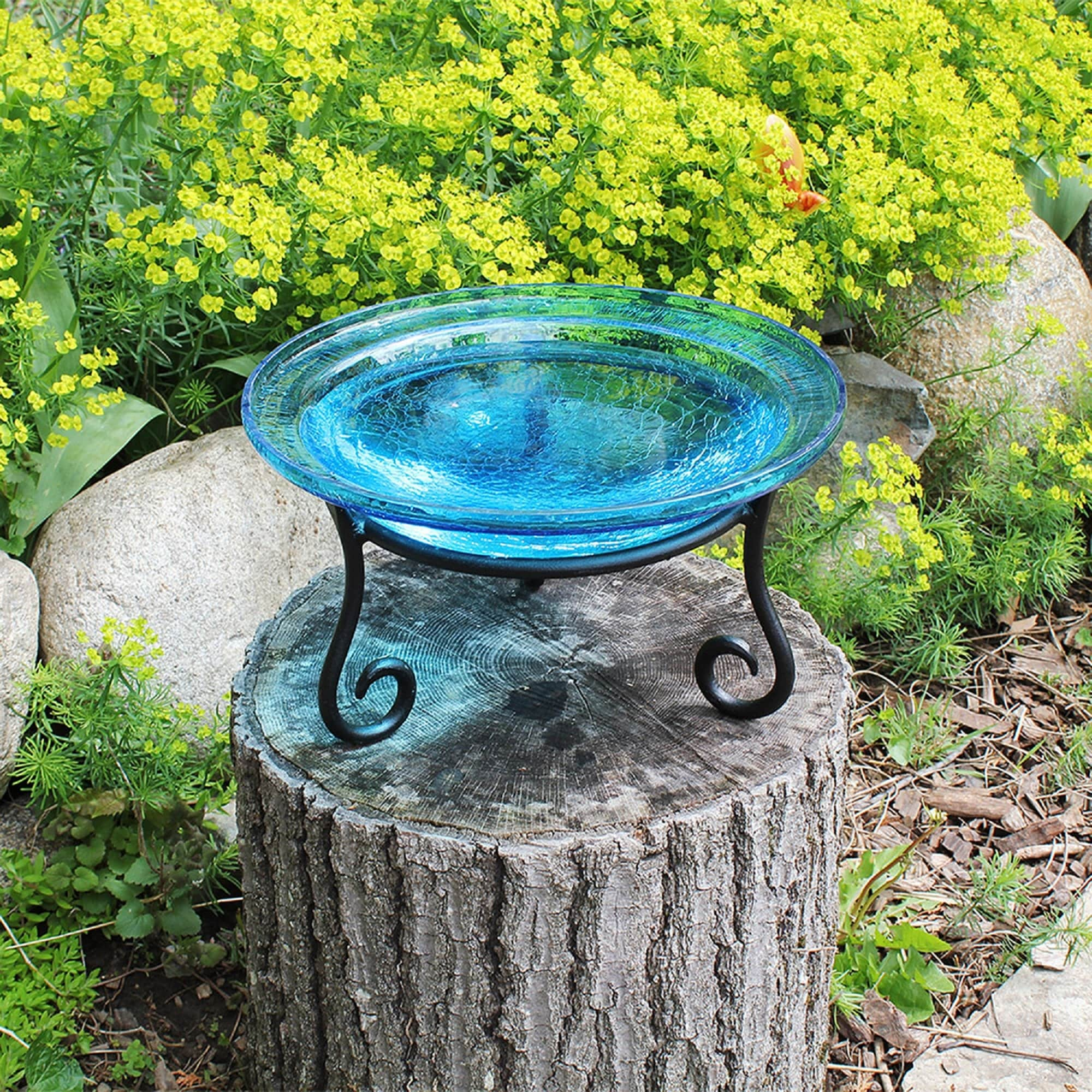 Mosaic Glass Tile Birdbath Mosaic Glass Tile Birdbath | 1-800-Flowers Gifts & More Delivery