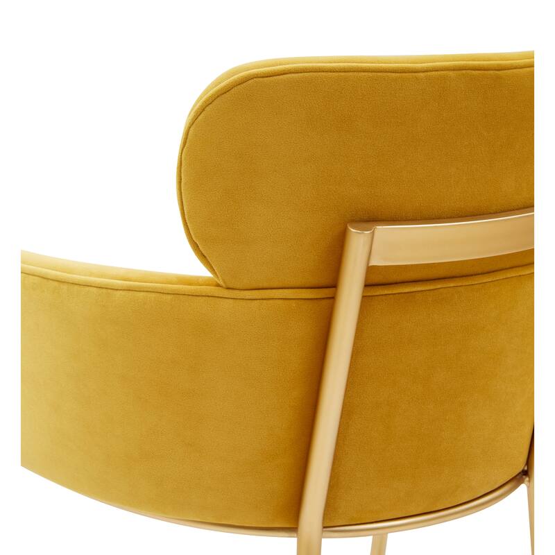 SAFAVIEH Couture Zuhal Dining Chair (Fully Assembled) - 21.9" W x 20.7" L x 30.1" H - 22Wx21Dx30H