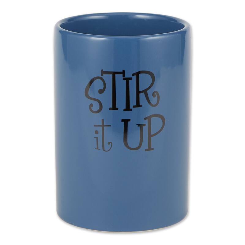 DII Stir It Up Ceramic Utensil Holder - Blue