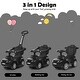 preview thumbnail 14 of 58, Costway 3 in 1 Ride on Push Car Toddler Stroller Sliding Car w/Music - See details