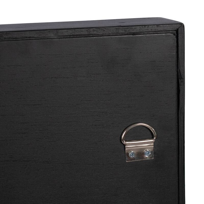 Block Recycled Rectangular Black Mirror by East at Main - 22.5x2x26.75