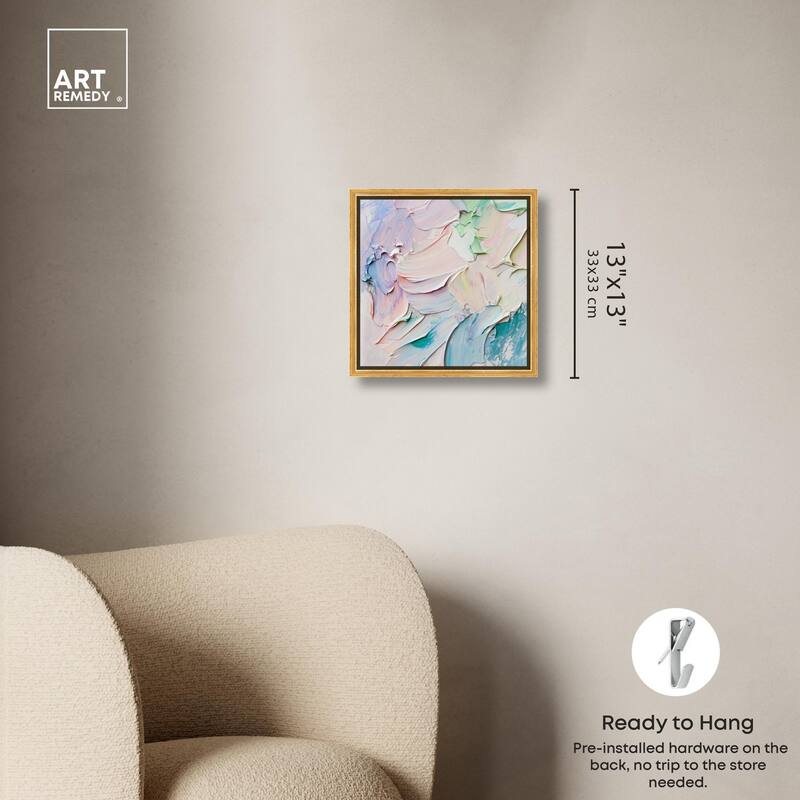 Flowing Mousse I Canvas by Art Remedy