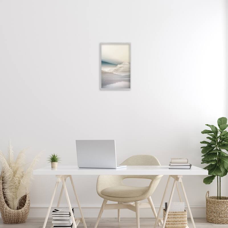 Stupell Vanilla Landscape View Framed Giclee Art Design By Gemma Bardot