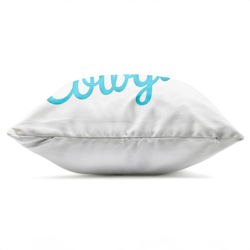 Stupell Turquoise Disco Cowgirl Printed Outdoor Throw Pillow Design by Amanda Greenwood
