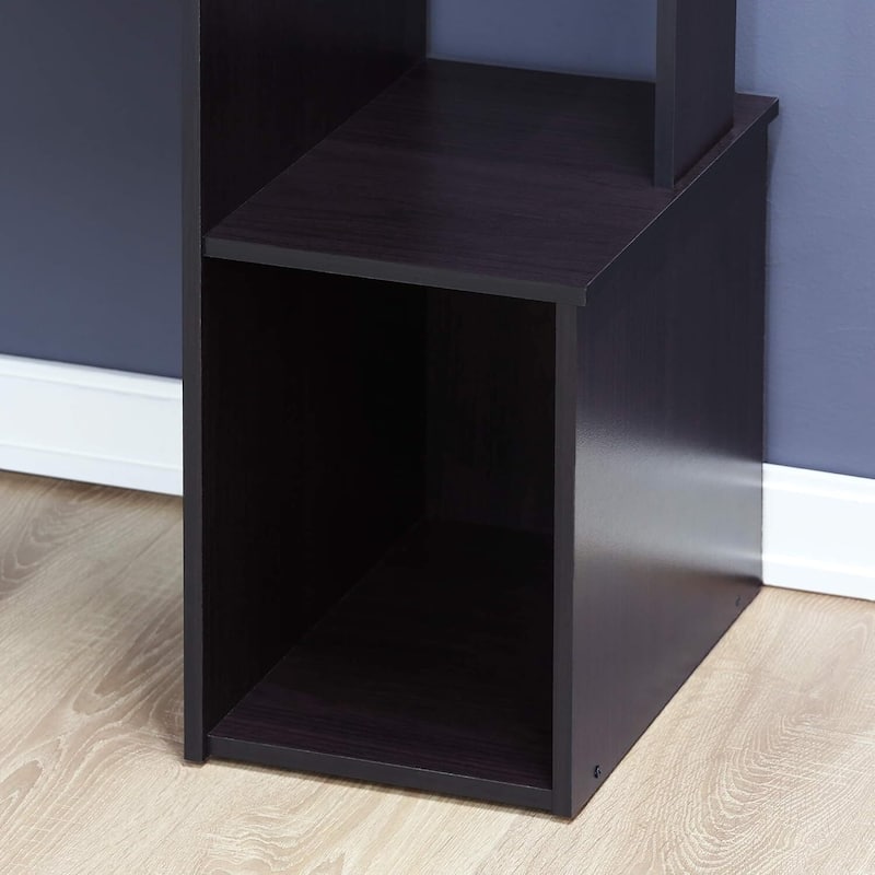 Writing Desk - Compact Computer Desk with Keyboard Drawer & CPU Storage - Modern Home Office Desk