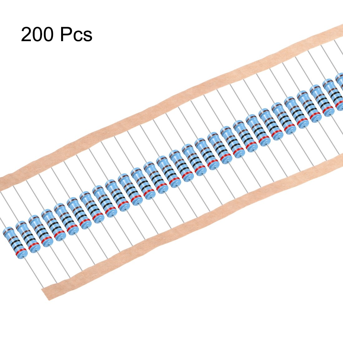 1//4W 4.7K ohm Metal Film Resistor Pack of 200