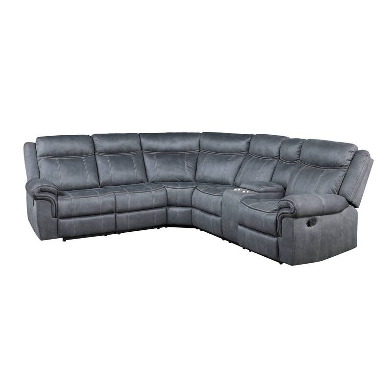Everwell Sectional Sofa with 2 Cup Holder