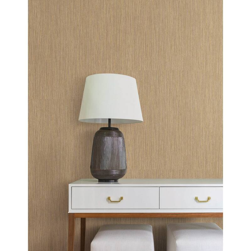 York Wallcoverings Washed Ramie Canyon Wallpaper