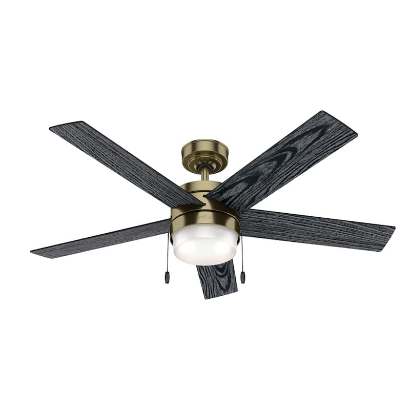 Hunter 52" Claudette Ceiling Fan with LED Light Kit and Pull Chain