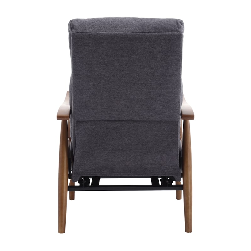 Modern Wood Frame Accent Chair Lounge Chair for Living Room