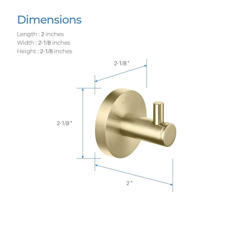Circular Bathroom Towel & Robe Hook