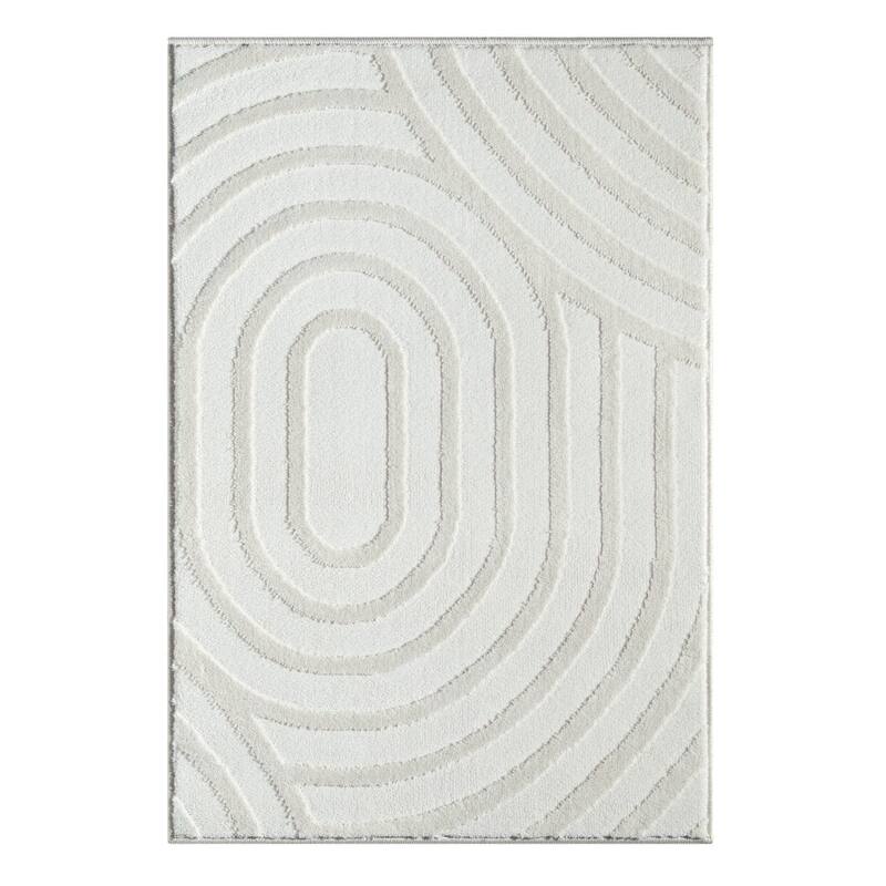 Luxe Weavers Geometric Area Rug for Living Rooms, Indoor Carpet with Medium Pile