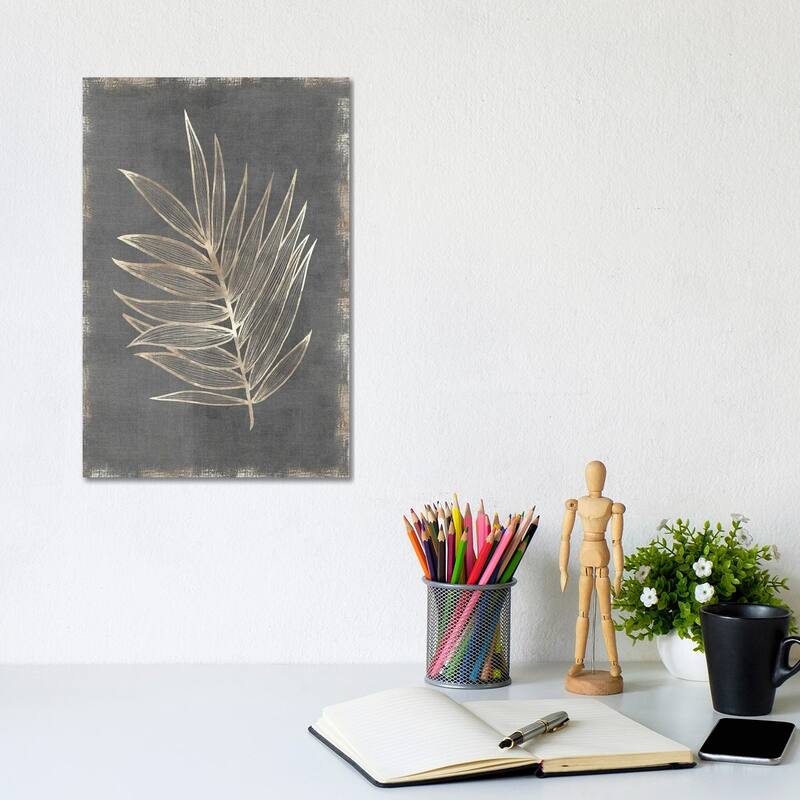 iCanvas "Gilded Botanical I" by Eva Watts Canvas Print - 12x8x0.75