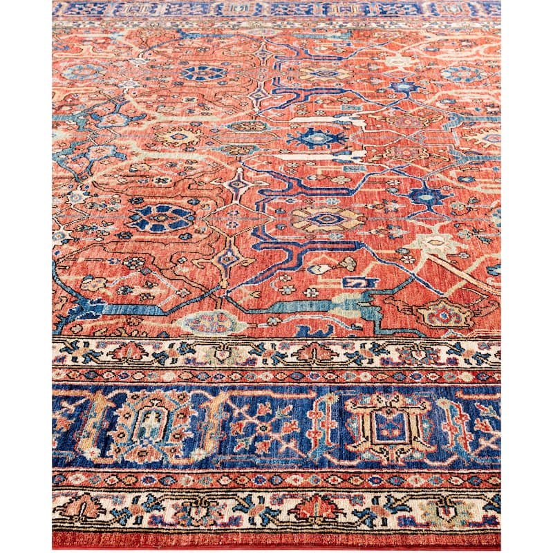 Serapi One-of-a-Kind Hand-Knotted Area Rug - Red - 8' 0" x 9' 10"