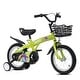 preview thumbnail 39 of 53, 18 Inch Sporty Kids Bike with Training Wheels and Stand Adjustable Saddle, Aged 5-10 years tall Height 39-49 inches Green