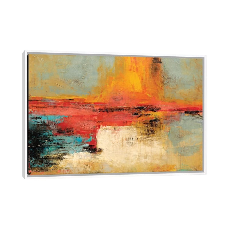 iCanvas "Acertijo" by Nancy Villareal Santos Framed Canvas Print - White - 32x48