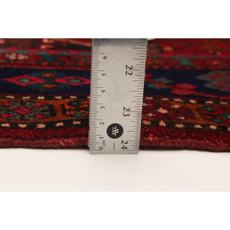 ECARPETGALLERY Hand-knotted Kayseri Vintage Red Wool Rug - 4'3 x 8'2