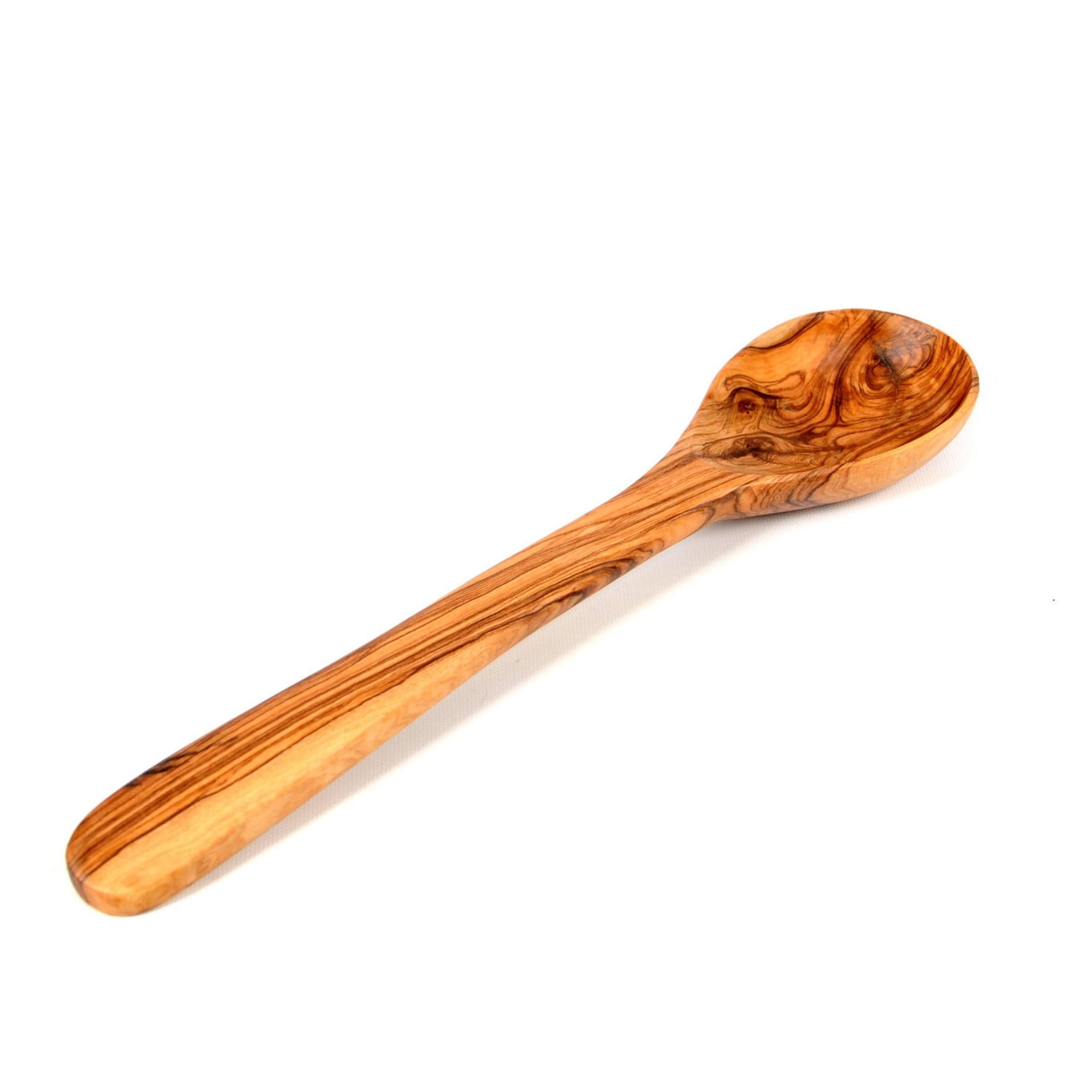 Best Seller Olive Wood Spoon/Wooden Kitchen Cooking Eating Serving Spoon14  Inch