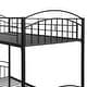 preview thumbnail 12 of 37, Convertible Twin Over Twin Bunk Bed with Guardrails and Ladder, Durable Steel Frame Bunk Bed, Divided into 2 Platform Beds