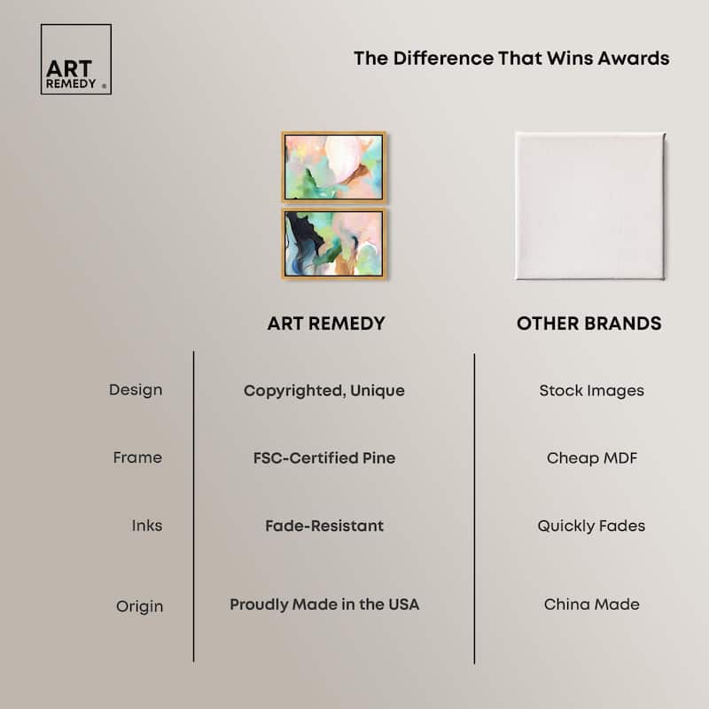 The Dreamer part II Canvas Set of 2 by Art Remedy