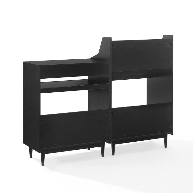 Crosley Liam 2-Piece Record Player Stand And Vinyl Storage Set
