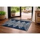 preview thumbnail 17 of 21, World Rug Gallery Geometric Indoor/Outdoor High-Low Area Rug 2' x 3'