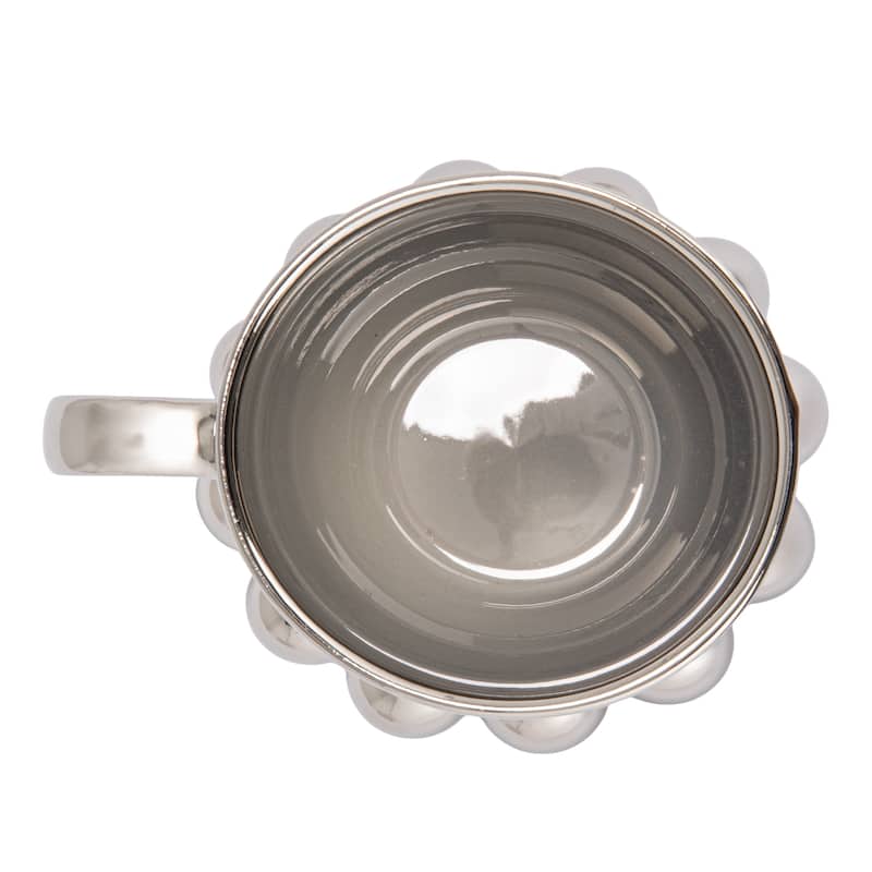 Stoneware Mug with Ball Edge Saucer