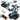 PANLOS 2 in 1 Programmable Remote Control Car Robot Buildable Playset, Blue - 2.70