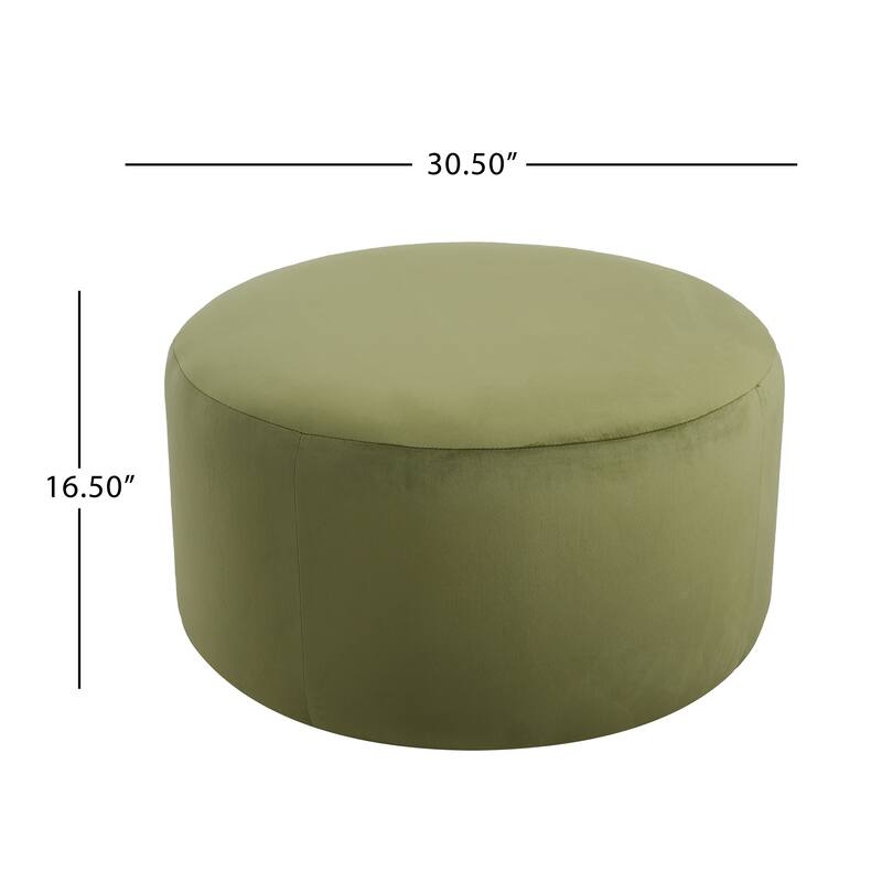 Upholstered Round Ottoman