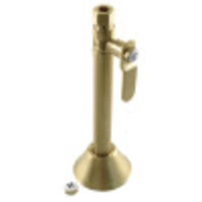 Kingston Brass Whitaker 1/2" Sweat x 3/8" O.D. Comp Straight Stop Valve with 5" Extension