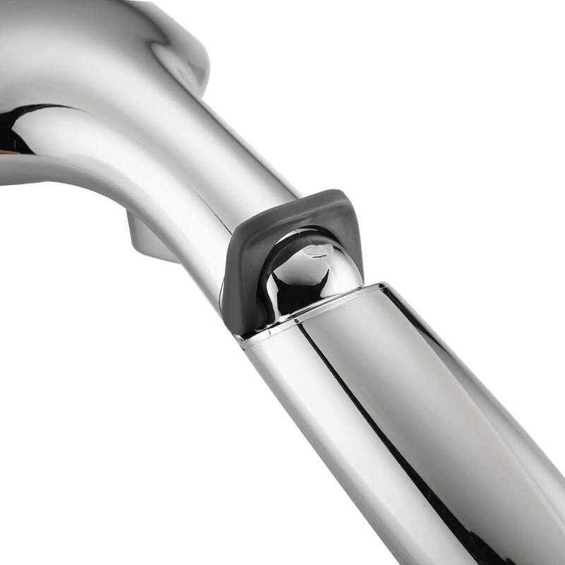 Lift-Up Diverter Bathtub Faucet with 6 Settings Handheld Shower in Chrome (Rough-in Valve Not Included)