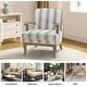 preview thumbnail 2 of 28, Rinaldo Farmhouse Upholstered Armchair with Solid Wood Legs by HULALA HOME